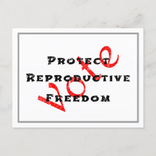 Protect Reproductive Freedom Vote Postcard