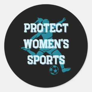 Protect 'S Sports Feminist Classic Round Sticker