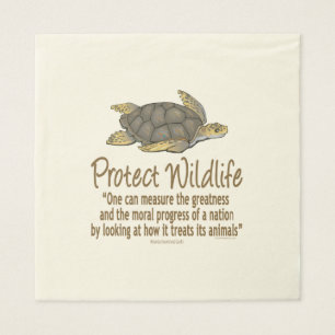 Protect Sea Turtles Napkin
