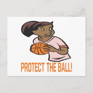 Protect The Ball Postcard