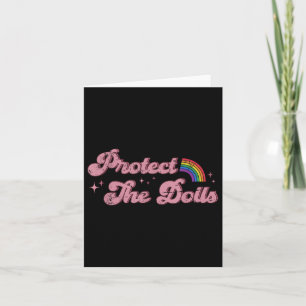 Protect The Dolls, Gender Equality, Human Rights, Card