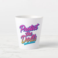 Protect the Dolls Neon Retro Art