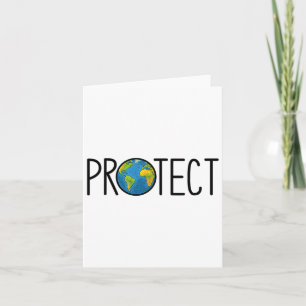 Protect The Earth Earth Day Save Earth There Is No Card