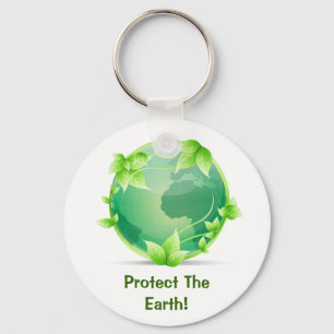Protect The Earth Key Ring