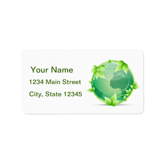 Protect The Earth Label (Front)