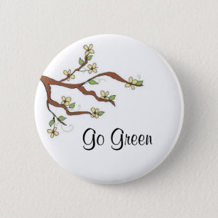 Protect the Environment 6 Cm Round Badge