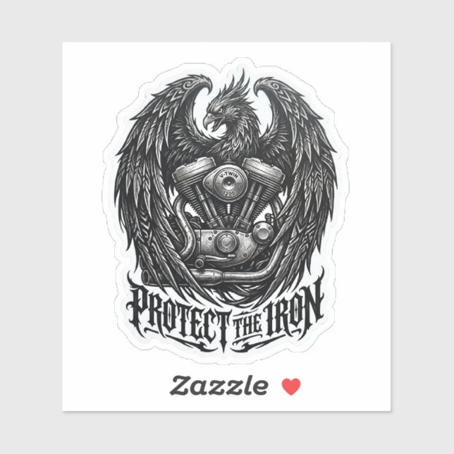 Protect The Iron Phoenix Engine Decal (Sheet)