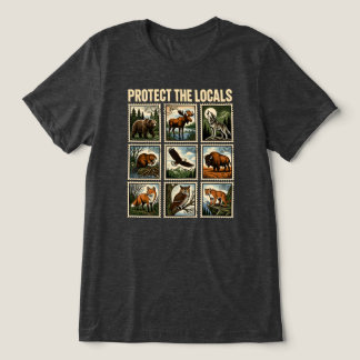 Protect The Locals Stamps Tri-Blend Shirt