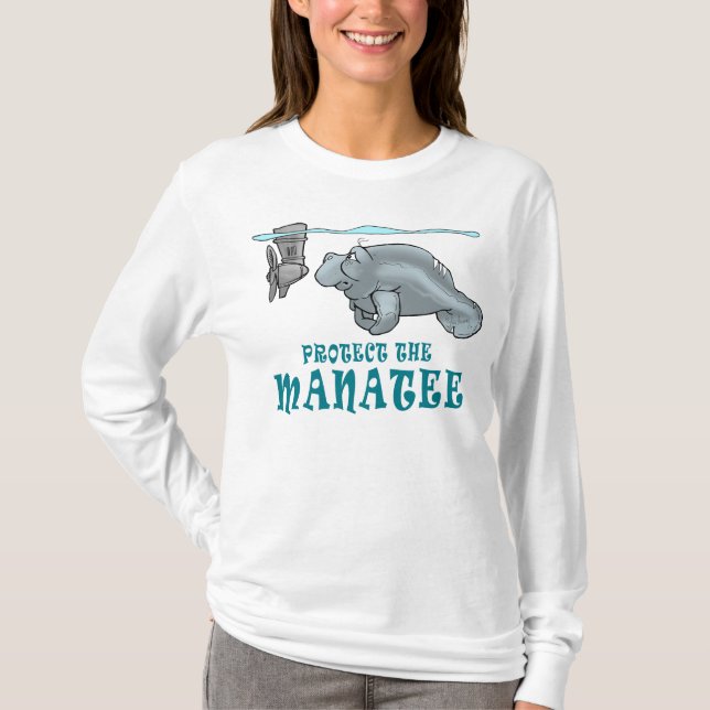 Protect the Manatee T-Shirt (Front)