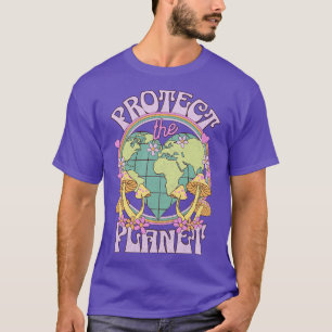 Protect the Planet Retro Earth Day T-Shirt