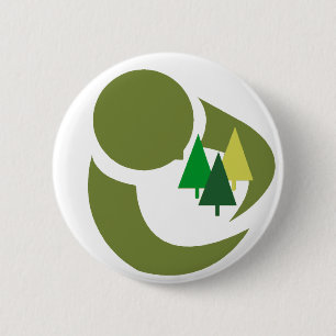 Protect The Trees 6 Cm Round Badge