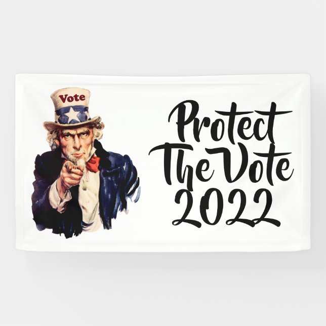 Protect The Vote 2022 Banner (Horizontal)