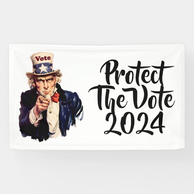 Protect The Vote 2024 Banner (Horizontal)