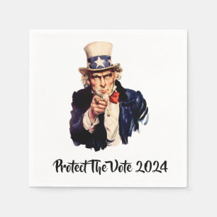 Protect The Vote 2024 Napkins