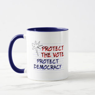 Protect the Vote   Protect Democracy Coffee Mug