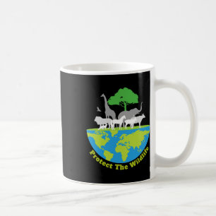 Protect The Wildlife Nature Earth Day Save Safari Coffee Mug