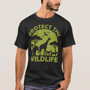 Protect The Wildlife Rescue Climate Change Save T-Shirt