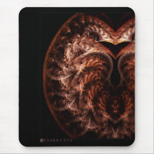 Protect thy Heart Fractal Art Mousepad