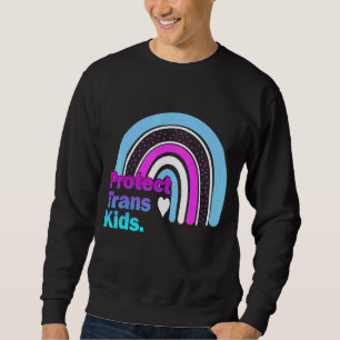 Protect Trans Kid Pride Lgbt Rainbow Sweatshirt