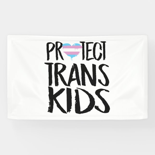 PROTECT TRANS KIDS BANNER (Horizontal)