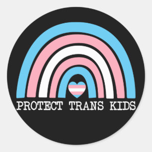 Protect Trans Kids Classic Round Sticker