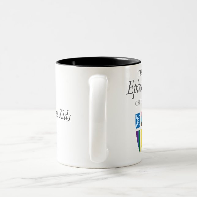 Protect Trans Kids Episcopal Pride Flag Mug (Handle)