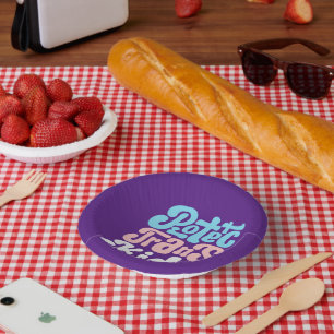 Protect Trans Kids Paper Bowl Plate
