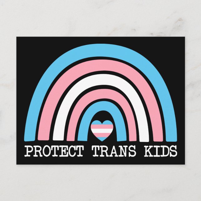 Protect Trans Kids Postcard (Front)