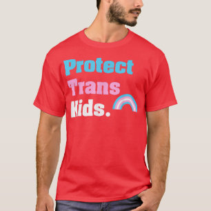 Protect Trans Kids Pride Month Transgender Flag T-Shirt