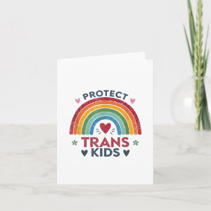 Protect Trans Kids Support Queer Youth Card