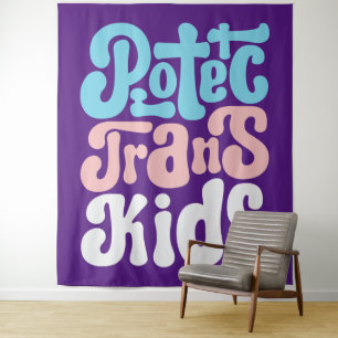 Protect Trans Kids Tapestry