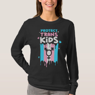 Protect Trans Kids Transgender Flag Pride Lgbt T-Shirt