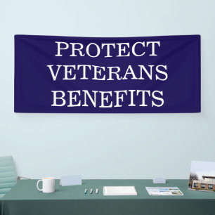Protect Veterans Benefits Political  Banner
