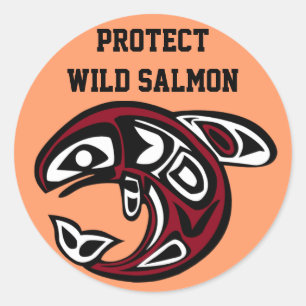 Protect Wild Salmon sticker