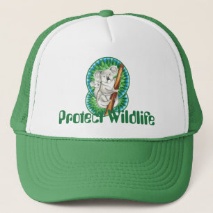 Protect Wildlife Cute Koala Mum and Joey Trucker Hat