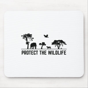 Protect Wildlife Safari Animal Conservancy Nature  Mouse Pad