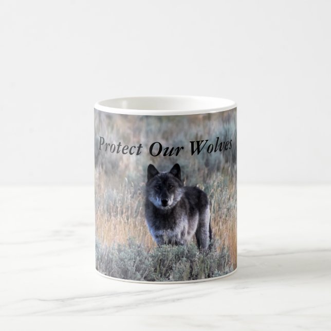 Protect Wolves Coffee Mug (Center)