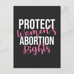 Protect Women's Abortion Rights Postcard