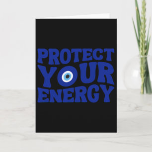 Protect Your Energy Evil Eye Spiritual Positive Vi Card