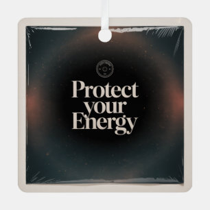 Protect Your Energy Metal Tree Decoration