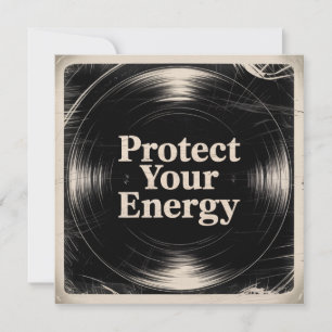 Protect Your Energy Thank You Card