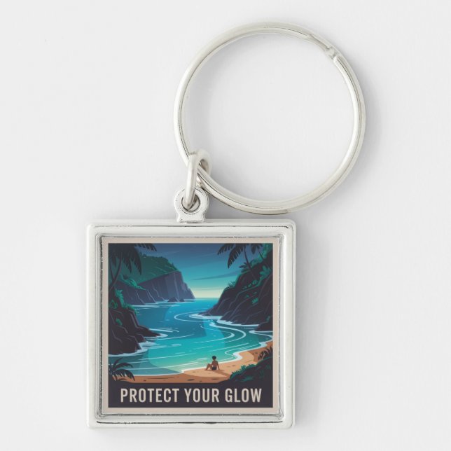 Protect Your Glow Key Ring (Front)