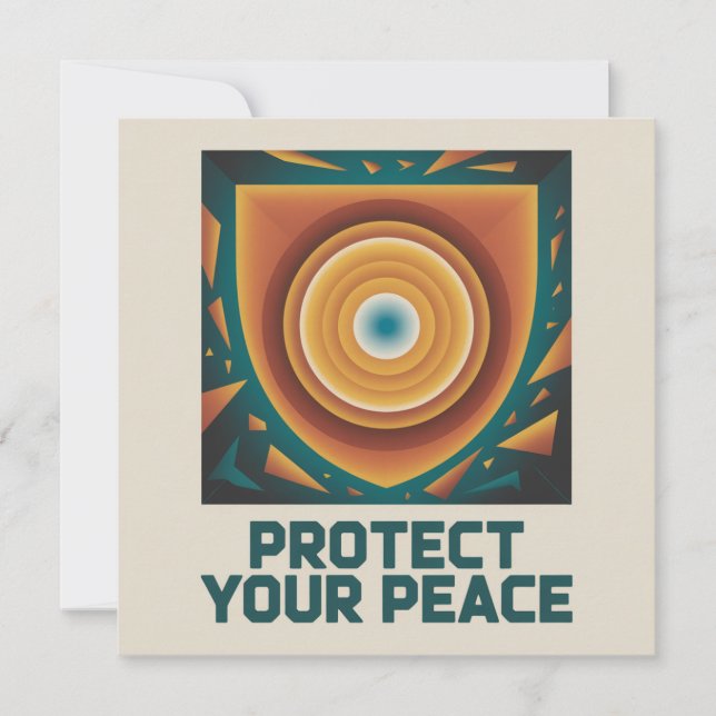 Protect Your Peace Card (Front)