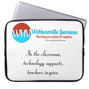 "Protect Your Tech with Purpose: Inspirational Lap Laptop Sleeve