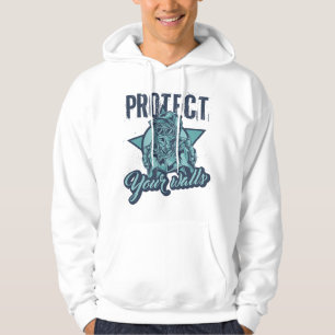 Protect Your Wall – Vintage Graffiti Street Art Hoodie