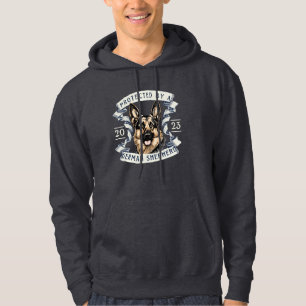 Protected By A German Shepherd T-Shirt Hoodie