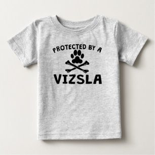 Protected By A Vizsla Baby T-Shirt