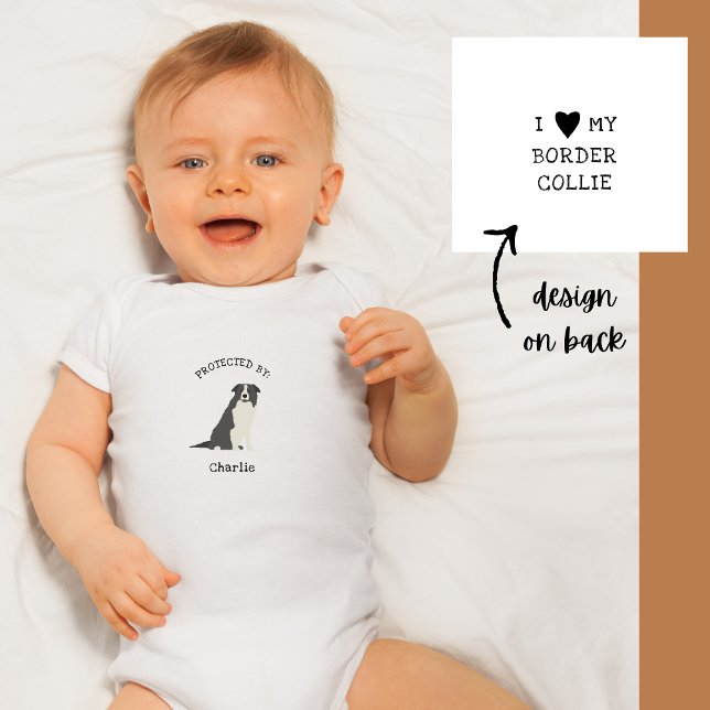 Protected by Border Collie Dog shirt (Creator Uploaded)