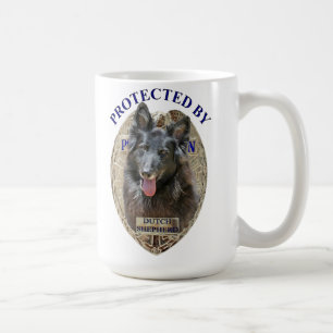 Protected By Dutch Shepherd Coffee Mug