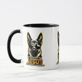 Protected by Shepherds - Christian Mug